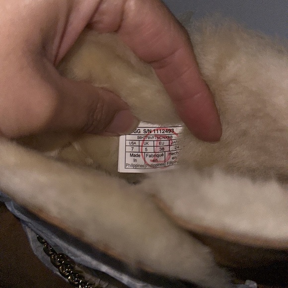 Women’s UGG Classic Charm Mini Chestnut #7 - Picture 5 of 6